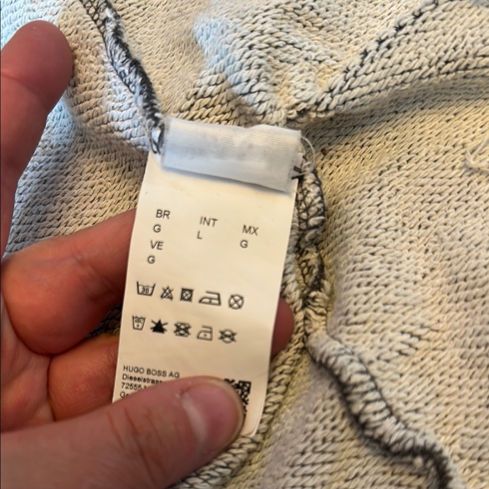 Hugo Boss Gray Hooded Robe - Picture 3 of 5